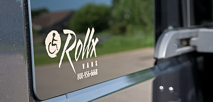 Rollx Vans Dodge Ram Promaster wheelchair van rollx vans logo