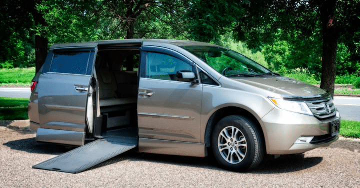 Customizing a wheelchair van with a sliding ramp