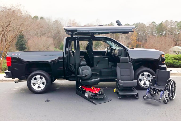 Silverado Wheelchair Truck Conversion For Sale Rollx Vans