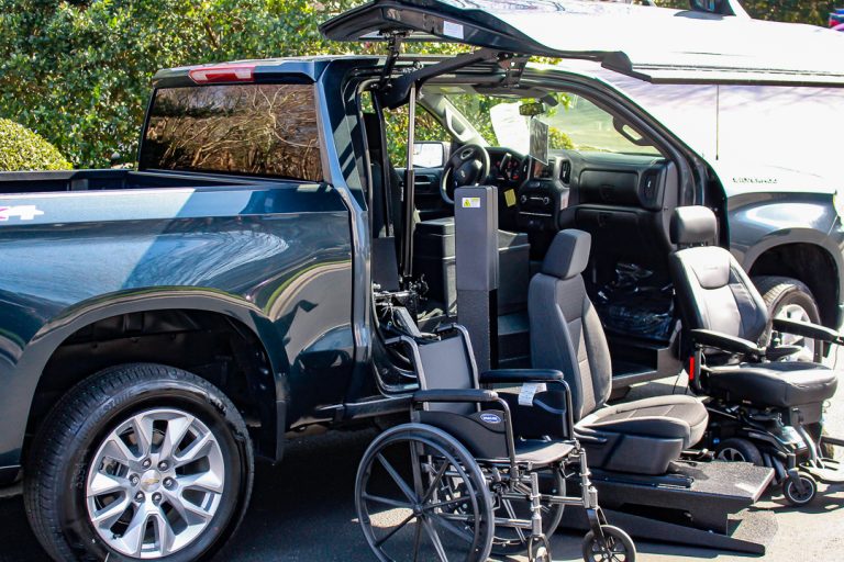 Silverado Wheelchair Truck Conversion For Sale Rollx Vans